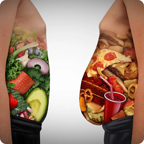 Obesity Management by Food